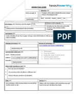 Lesson Plan Guide: Specific Measureable Attainable Relevant - Time