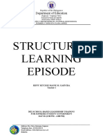 Structured Learning Episode: Department of Education