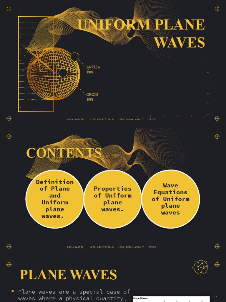 Properties of Uniform Plane Waves | PDF | Waves | Plane (Geometry)