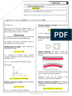 Dilatação térmica - resumo e exercícios