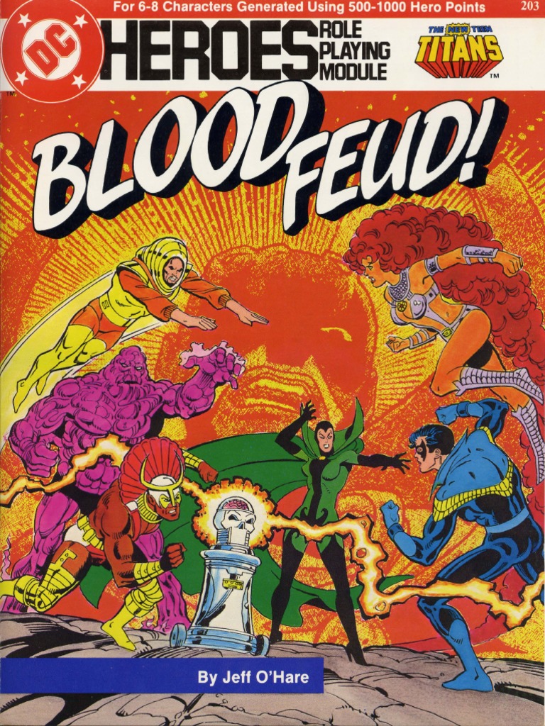 DC Heroes - MFG203 - Blood Feud | PDF