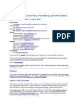 XML Signature Syntax and Processing (Second Edition) : W3C Recommendation 10 June 2008