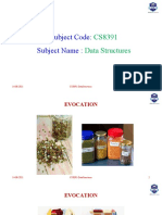Subject Code: Subject Name:: CS8391 Data Structures