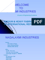 Welcome TO Nagalaxmi Industries: Medium & Heavy Fabricators of International Reputation