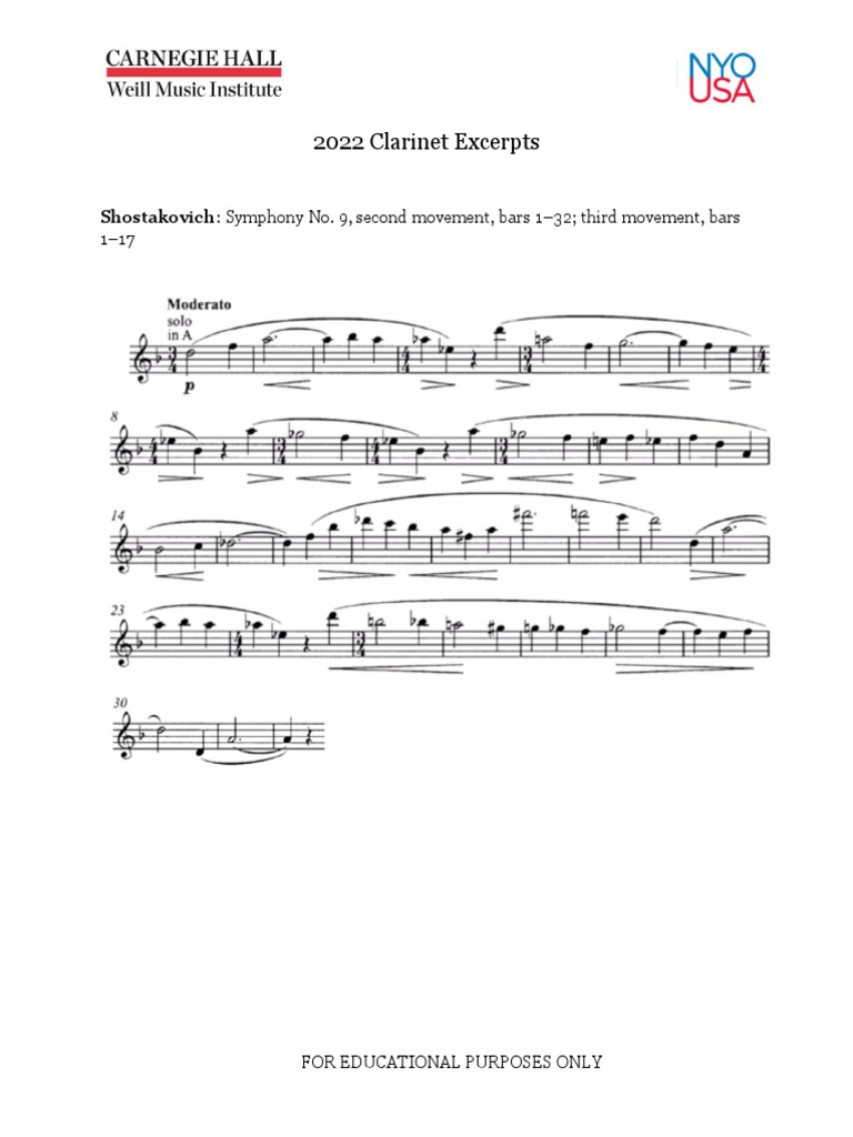 2022 Excerpts Shostakovich Symphony No. 9, Second Movement