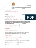 Examen Temas 1 y 2. Solución