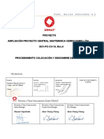 3831-Pc-cv-10 Procedimiento Colocación y Descimbre de Moldajes, Rev.0