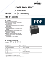 Compact Power Twin Relay: 1 POLE X 2 - 25A