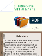 Piano Educativo Individualizzato: Dott. Giuseppe Di Biase