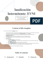 Claudicación Intermitente: EVNI: Valentina Cabrera Salzmann R1 Cirugia HNAN Universidad de Valparaiso