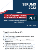 Modulo de Gestión en Primer Nivel de Atención y Medicina Legal - Sistema de Salud - Dr. Pedro Regal