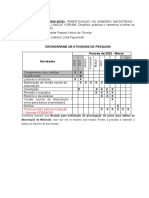 Cronograma de Atividade Da Pesquisa