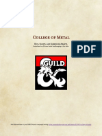 College of Metal: Dice, Sheets, and Shredding Beasts