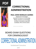 Final Coaching Correctional Administration - Mr. CrimiKNOWlogy