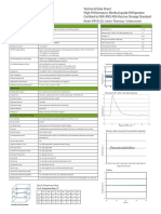 Technical Data Sheet High-Performance, Medical-Grade Refrigerator Certified To NSF/ANSI 456 Vaccine Storage Standard