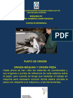 Control numérico computarizado: Puntos de referencia y decalaje entre origen máquina y pieza