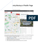 Spec - Balsamiq Mockup of Redfin Page