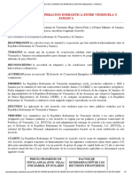 Acuerdo De Cooperacion Energetica Entre Venezuela y Jamaica