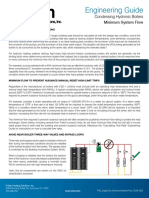 Engineering Guide: Condensing Hydronic Boilers Minimum System Flow