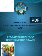 Procedimiento para Delitos Menos Graves