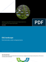 Advancing ESG Disclosure Expectations - The Role of Internal Audit