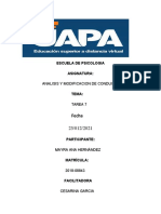 Ana Mayera - 10 - Trimestre - Tarea - 7 - ANALISIS Y MODIFICACION DE LA CONDUCTA