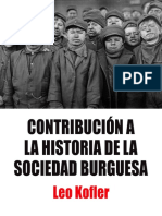 CONTRIBUCIÓN A LA HISTORIA DE LA SOCIEDAD BURGUESA