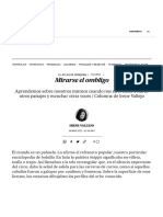 Mirarse El Ombligo - EL PAÍS Semanal - EL PAÍS