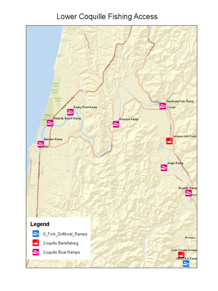Coquille Access Map PDF