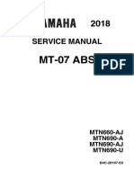 MT07 서비스매뉴얼