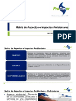 Socialización Matriz de Aspectos e Impactos Ambientales