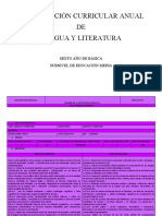 Pca 6to Año Lengua y Literatura