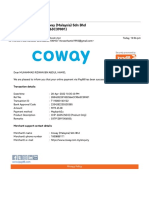 2Unified Email - Payment Confirmation Coway (Malaysia) Sdn Bhd (2804202201832566CC9563C39001)