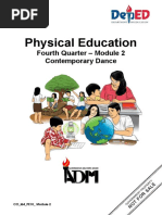 Physical Education: Fourth Quarter - Module 2 Contemporary Dance