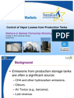 Control Vapor Losses Production Storage Tanks