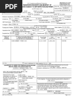 Transportation Entry and Manifest of Goods Subject To CBP Inspection and Permit