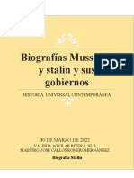 Biografías Mussolini y Stalin- Valeria Aguilar Rivera