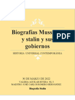 Biografías Mussolini y Stalin - Valeria Aguilar Rivera