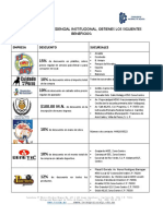 Beneficios Con Credencial Institucional