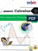 Basic Calculus: The Limit of A Function