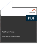 Project Management Framework: June 2021 - Michèle Merle - Corporate Human Resources