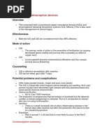 UKMEC 2025 Summary Tables | PDF | Birth Control | Clinical Medicine