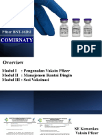 Upd 1301 - Materi - Vaksin PFIZER Comirnaty - Kebijakan Booster