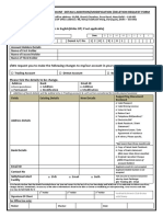 Account Details Addition/Modification /deletion Request Form