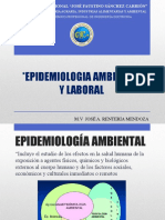 Epidemiología ambiental y laboral en la salud pública