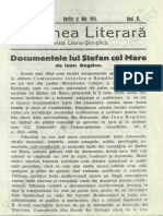 Nistor, I., Documentele Lui Stefan Cel Mare de Ioan Bogdan, Junimea Literara, An.11, Nr.4-5, 1914, p.83-89
