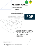 Keloid Telinga Kombinasi Terapi