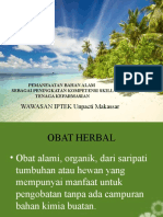 Pemanfaatan Bahan Alam