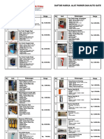 Daptar Harga GMP Workshop Fix Februari