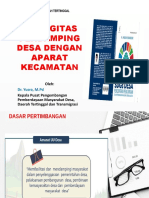 Sinergitas Pendamping Desa Dengan Aparat Kecamatan